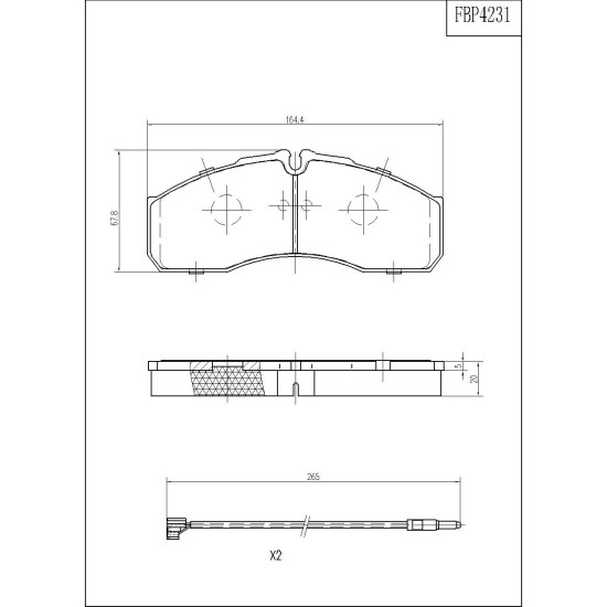 ΤΑΚΑΚΙΑ ΜΠΡΟΣΤΑ FI.BA FBP4231 ΤΑΚΑΚΙΑ ΜΠΡΟΣΤΑ FI.BA FBP4231