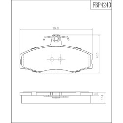 ΤΑΚΑΚΙΑ ΜΠΡΟΣΤΑ FI.BA FBP4240