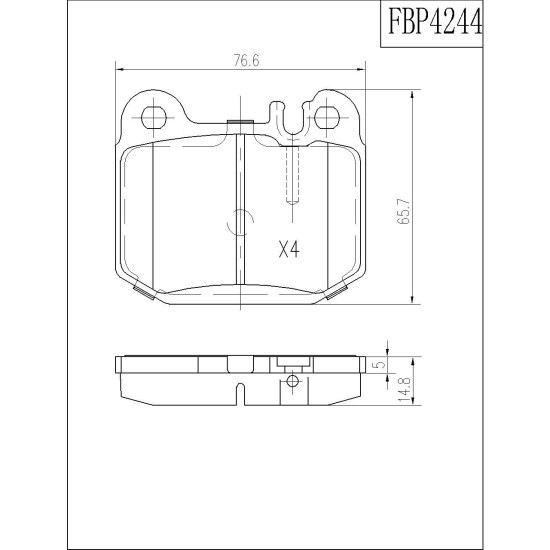 ΤΑΚΑΚΙΑ ΠΙΣΩ FI.BA FBP4244