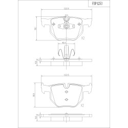 ΤΑΚΑΚΙΑ ΠΙΣΩ FI.BA FBP4253 ΤΑΚΑΚΙΑ ΠΙΣΩ FI.BA FBP4253