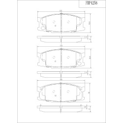 ΤΑΚΑΚΙΑ ΜΠΡΟΣΤΑ FI.BA FBP4256