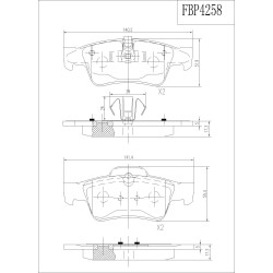 ΤΑΚΑΚΙΑ ΠΙΣΩ FI.BA FBP4258 ΤΑΚΑΚΙΑ ΠΙΣΩ FI.BA FBP4258