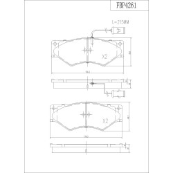 ΤΑΚΑΚΙΑ ΜΠΡΟΣΤΑ FI.BA FBP4261