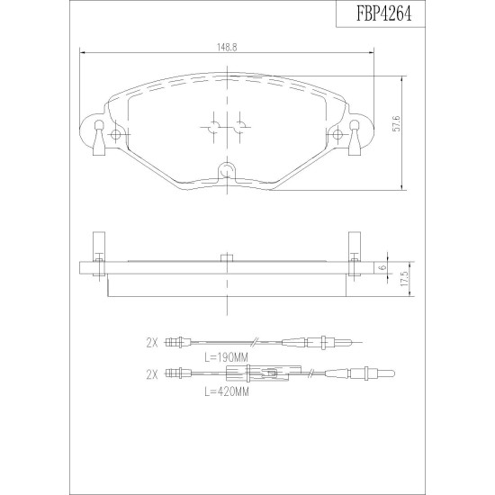 ΤΑΚΑΚΙΑ ΜΠΡΟΣΤΑ FI.BA FBP4264