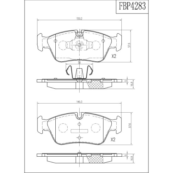 ΤΑΚΑΚΙΑ ΜΠΡΟΣΤΑ FI.BA FBP4283