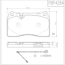 ΤΑΚΑΚΙΑ ΜΠΡΟΣΤΑ FI.BA FBP4284