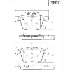 ΤΑΚΑΚΙΑ ΠΙΣΩ FI.BA FBP4291 ΤΑΚΑΚΙΑ ΠΙΣΩ FI.BA FBP4291