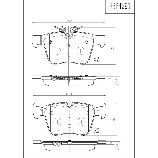 ΤΑΚΑΚΙΑ ΠΙΣΩ FI.BA FBP4291