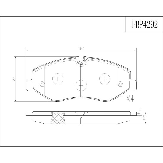 ΤΑΚΑΚΙΑ ΜΠΡΟΣΤΑ FI.BA FBP4292 ΤΑΚΑΚΙΑ ΜΠΡΟΣΤΑ FI.BA FBP4292