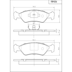ΤΑΚΑΚΙΑ ΜΠΡΟΣΤΑ FI.BA FBP4306