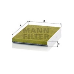 BIO ΦΙΛΤΡΟ ΚΑΜΠΙΝΑΣ MANN FP2862 VAG AUDI / VW / SKODA BIO ΦΙΛΤΡΟ ΚΑΜΠΙΝΑΣ MANN FP2862 VAG AUDI / VW / SKODA