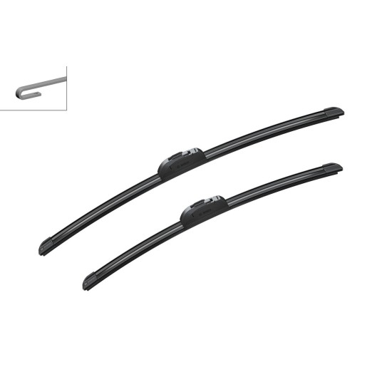 BOSCH ΜΑΚΤΡΑ ΥΑΛΟΚΑΘΑΡΙΣΤΗΡΑ ΣΕΤ AEROTWIN AR 55/48(AR728S)