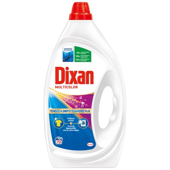 DIXAN ΥΓΡΟ ΠΛΥΝΤΗΡΙΟΥ GEL 70μεζ. - (3,15lit) (MULRTICOLOR) DIXAN ΥΓΡΟ ΠΛΥΝΤΗΡΙΟΥ GEL 70μεζ. - (3,15lit) (MULRTICOLOR)
