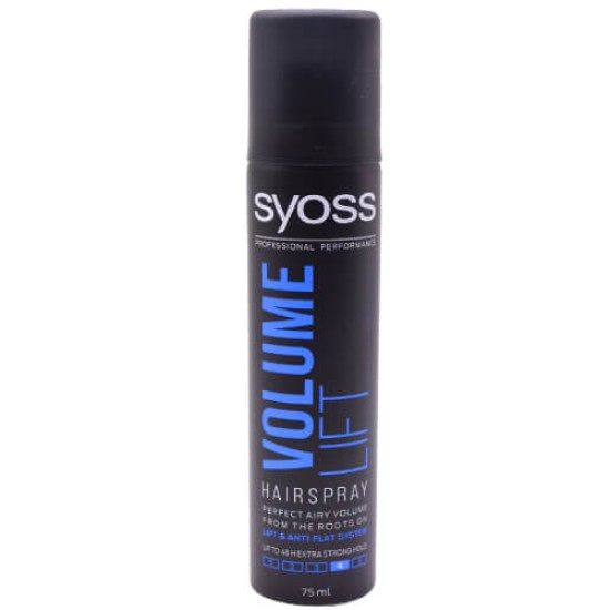 SYOSS MINI HAIRSPRAY 75ml - (VOLUME LIFT)