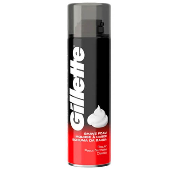 GILLETTE ΑΦΡΟΣ ΞΥΡΙΣΜΑΤΟΣ 200ml - (REGULAR / ΚΟΚΚΙΝΟ)