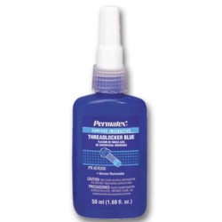 PERMATEX MEDIUM STRENGTH THREADLOCKER BLUE INSENSITIVE 50ML