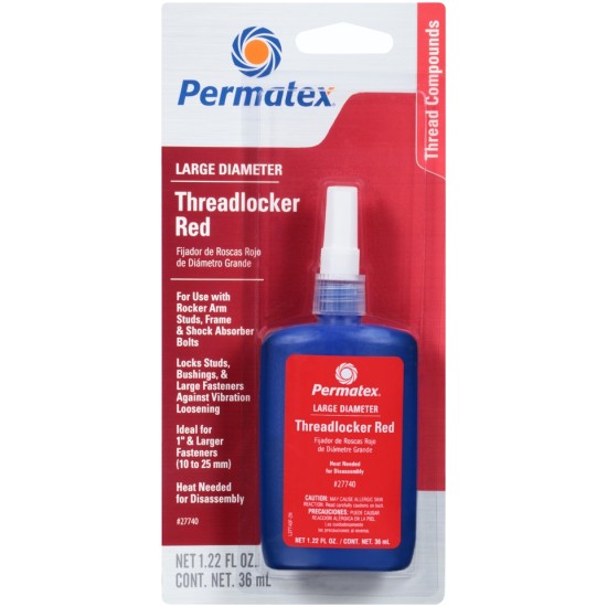 PERMATEX LARGE DIAMETER THREADLOCKER RED 36ML
