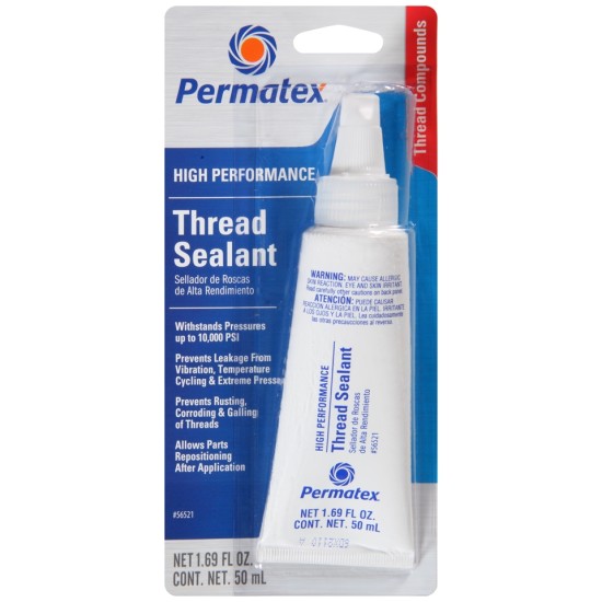 PERMATEX HIGH PERFORMANCE THREAD SEALANT 50ML