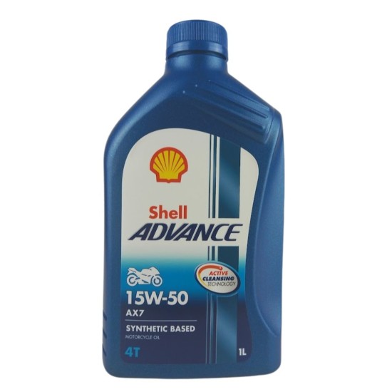 SHELL ADVANCE 4T AX7 15W-50 1L