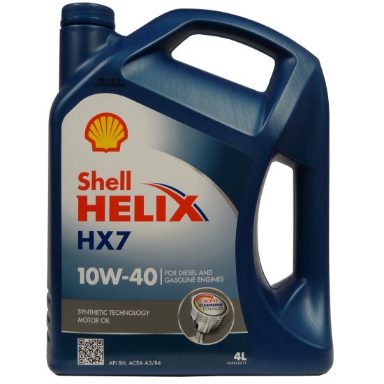 SHELL HELIX HX7 10W-40 4L SHELL HELIX HX7 10W-40 4L
