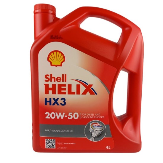 SHELL HELIX HX3 20W-50 4L SHELL HELIX HX3 20W-50 4L