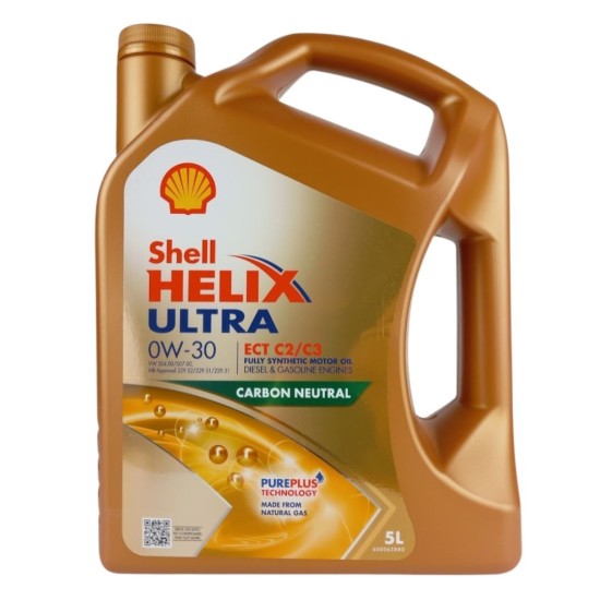 SHELL HELIX ULTRA 0W-30 ECT C2/C3 5L SHELL HELIX ULTRA 0W-30 ECT C2/C3 5L