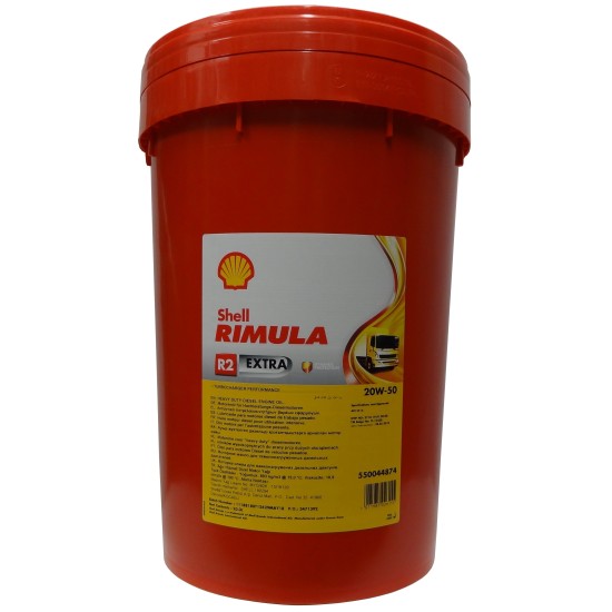 SHELL RIMULA R2 EXTRA 20W-50 20L SHELL RIMULA R2 EXTRA 20W-50 20L
