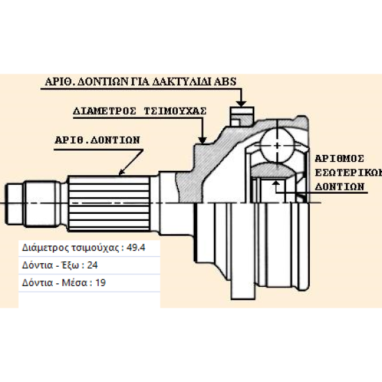 ΜΠΙΛΙΟΦΟΡΟΣ YAC TA-129-02N